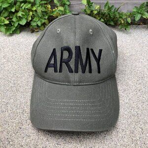 Vintage ROTHCO US ARMY Hat Men's One Size Adjustable Baseball Cap Green​​​